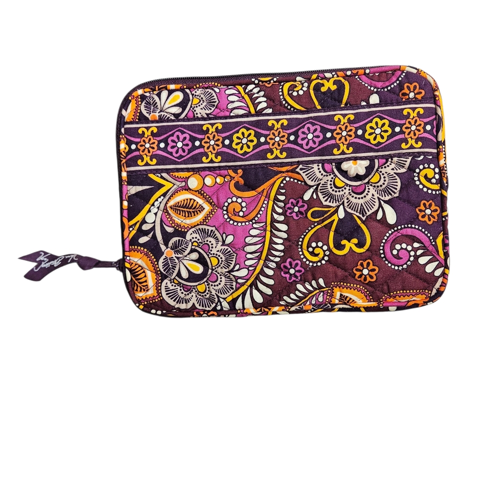 Vera Bradley Sunset Safari Purple Floral Accessory/Small Tablet Pouch